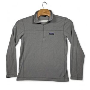 Patagonia Micro D Fleece 1/4 Zip Pullover Mens Medium Grey Globus Medical 26176